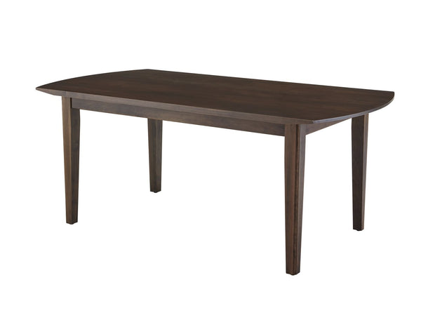 Vaughan-Bassett Crafted Cherry Dining Dark 72 Inch Surfboard Table with 1-1/4 Inch Top