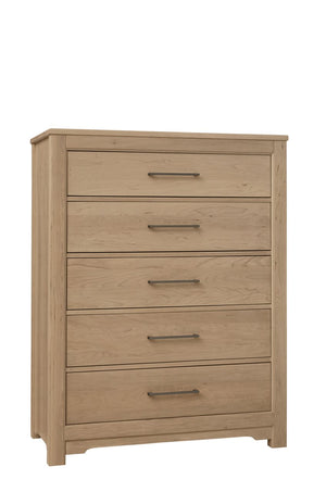 Vaughan-Bassett Crafted Cherry Bleached 5-Drawer Chest