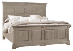 Vaughan-Bassett Heritage Greystone Queen Mansion Bed