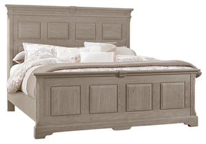 Vaughan-Bassett Heritage Greystone Queen Mansion Bed