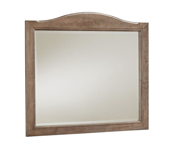 Vaughan-Bassett Cool Farmhouse Natural Arched Mirror