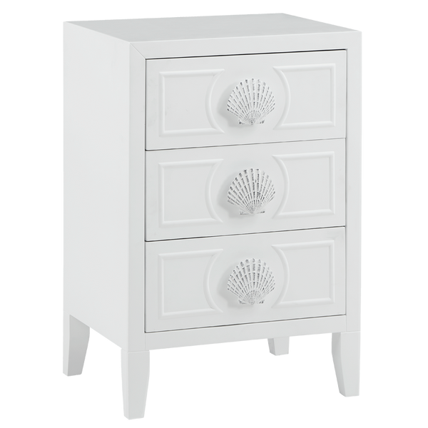 Madison Avenue Marathon Coastal White Accent Cabinet