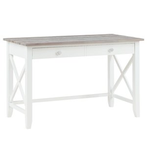 Madison Avenue Newport Coastal White/Light Grey Desk