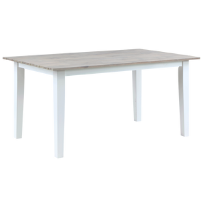 Madison Avenue Oyster Bay Rectangular Dining Table in Coastal White/French Grey