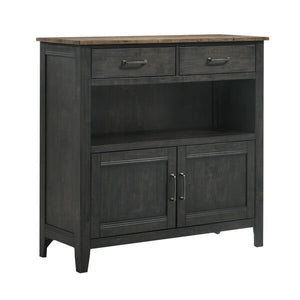 Intercon Harper Brushed Brown & Pecan Transitional Sideboard