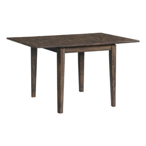 Intercon Kauai Brushed Mango Wood Contemporary Drop Leaf Dining Table