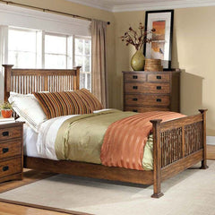 Intercon Oak Park Mission Queen Slat Headboard