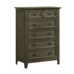 Intercon San Mateo Youth/Teen Gray Transitional 5-Drawer Chest