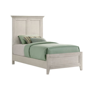 Intercon San Mateo Youth/Teen Rustic White Twin Panel Headboard