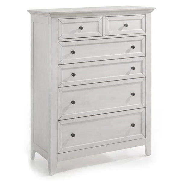 Intercon San Mateo Rustic White 6-Drawer Standard Chest