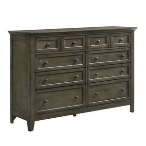 Intercon San Mateo Gray 10-Drawer Dresser