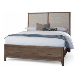 Vaughan Bassett Woodbridge Dark Cashmere King Upholstered Bed