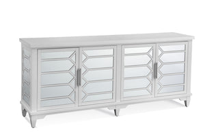 Bassett Mirror Contemporary White Reid 4-Door Server