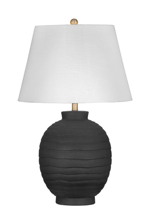Bassett Mirror Modern Black Ventraa Table Lamp