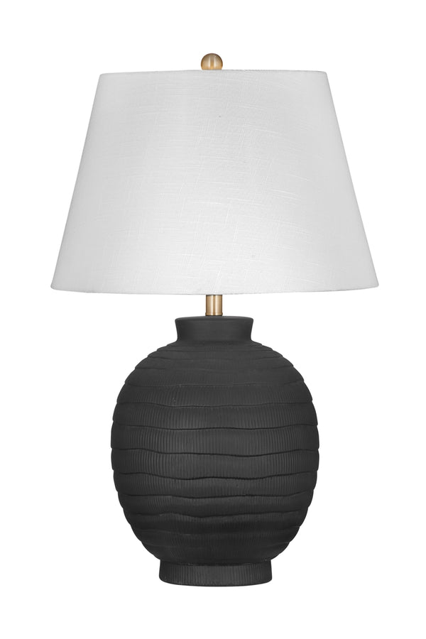 Bassett Mirror Modern Black Ventraa Table Lamp