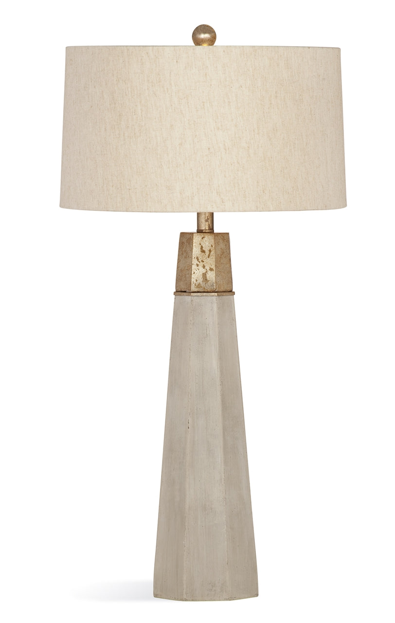 Bassett Mirror Modern Cement Rowan Table Lamp