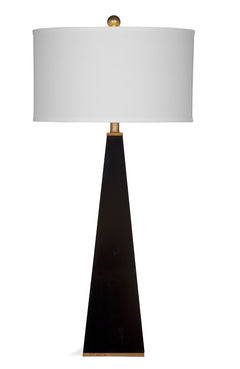Bassett Mirror Modern Glossy Black Elle Table Lamp