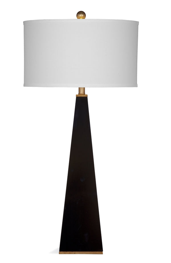 Bassett Mirror Modern Glossy Black Elle Table Lamp