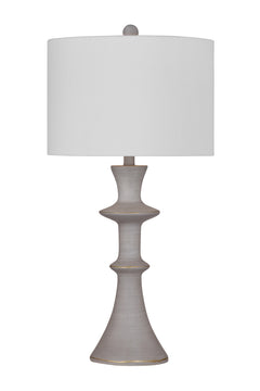 Bassett Mirror Modern Light Cement Candra Table Lamp