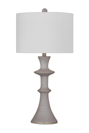 Bassett Mirror Modern Light Cement Candra Table Lamp