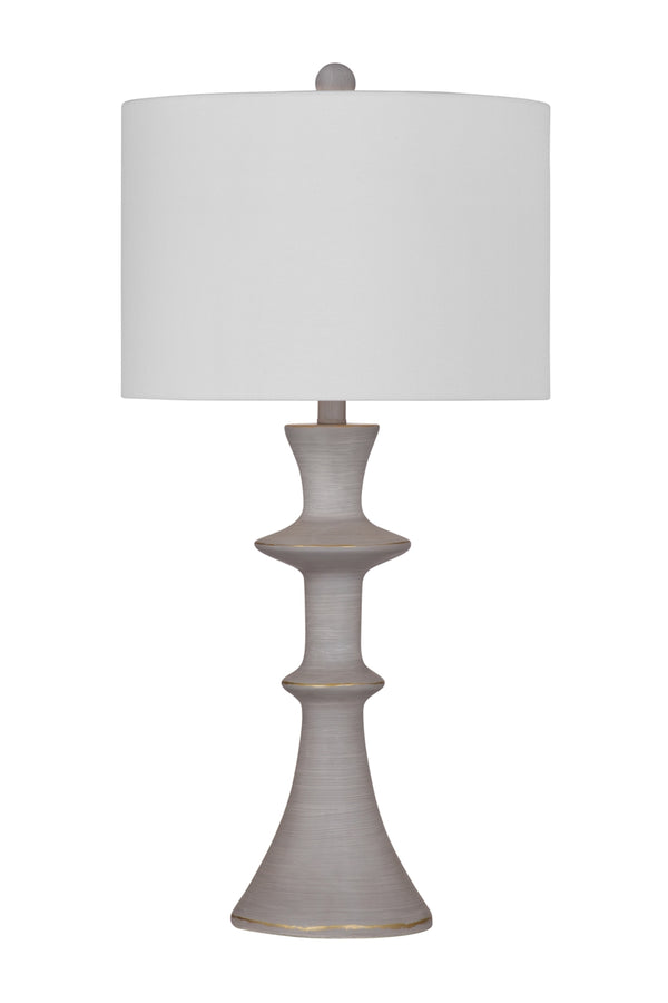 Bassett Mirror Modern Light Cement Candra Table Lamp