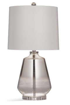 Bassett Mirror Modern Silver/Clear Adara Table Lamp
