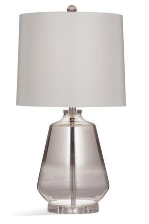 Bassett Mirror Modern Silver/Clear Adara Table Lamp