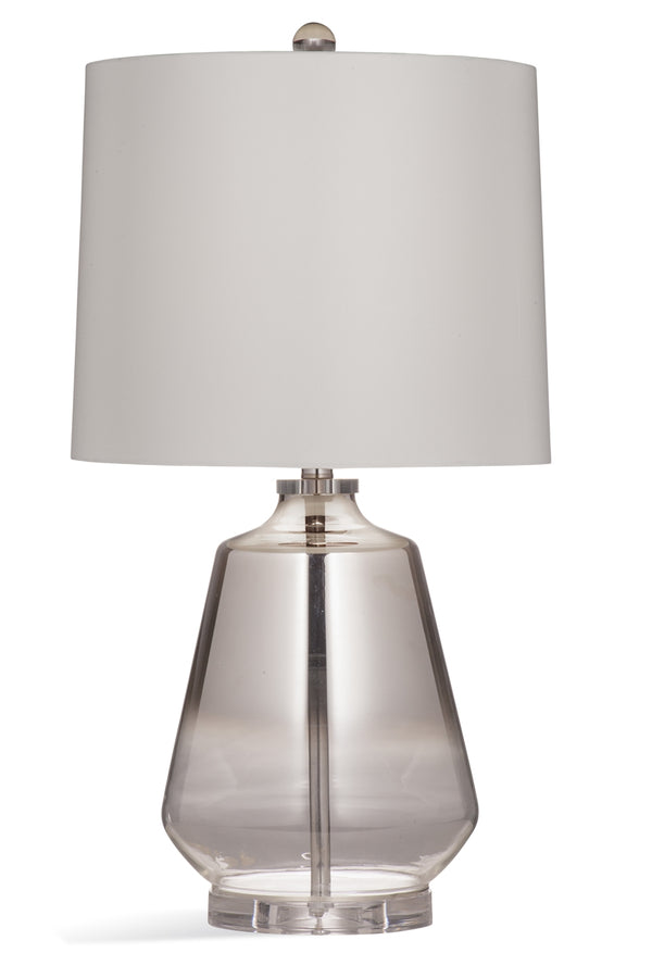 Bassett Mirror Modern Silver/Clear Adara Table Lamp