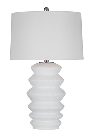 Bassett Mirror Modern White Hess Table Lamp