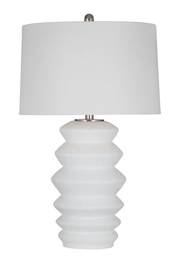 Bassett Mirror Modern White Hess Table Lamp