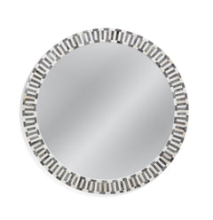 Bassett Mirror Contemporary Blue/White Sceptre Wall Mirror