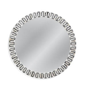 Bassett Mirror Contemporary Blue/White Sceptre Wall Mirror