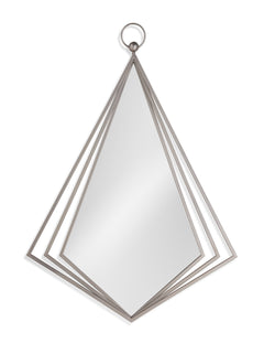 Bassett Mirror Contemporary Silver Chanda Wall Mirror