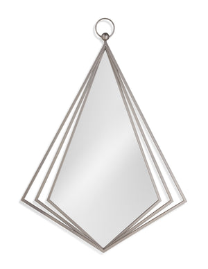 Bassett Mirror Contemporary Silver Chanda Wall Mirror
