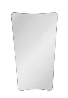 Bassett Mirror Modern Gold Leaf Garcia Wall Mirror