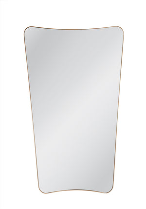 Bassett Mirror Modern Gold Leaf Garcia Wall Mirror