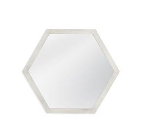 Bassett Mirror Modern Silver Leaf Dunn Wall Mirror
