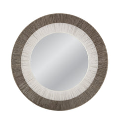 Bassett Mirror Modern White/Gray Koree Wall Mirror