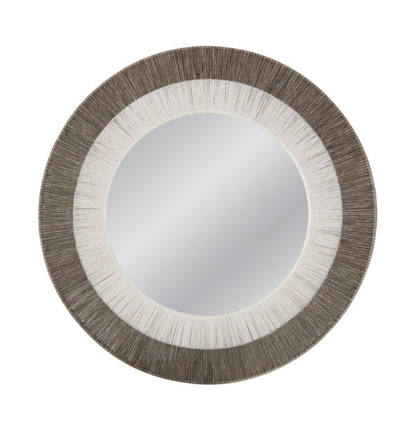 Bassett Mirror Modern White/Gray Koree Wall Mirror