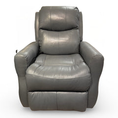 Southern Motion Fame Maximus Blue Sky Leather Power Rocker Recliner
