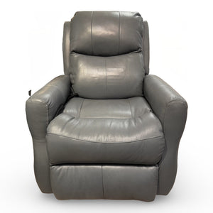 Southern Motion Fame Maximus Blue Sky Leather Power Rocker Recliner