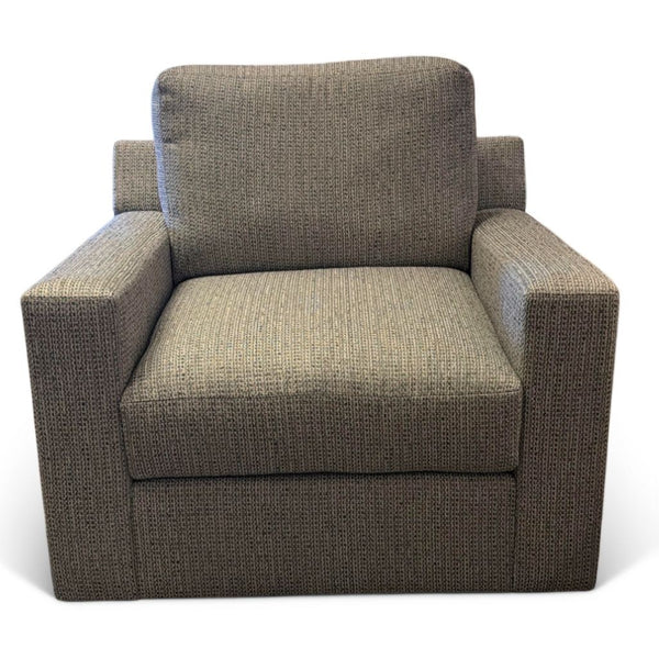 King Hickory Soho Swivel Accent Chair in Tara Granite