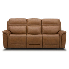Liberty Furniture Cooper Camel Leather Sofa P3 & Zg