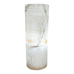Furniture Source International Real Onyx Off-White Large Lamp