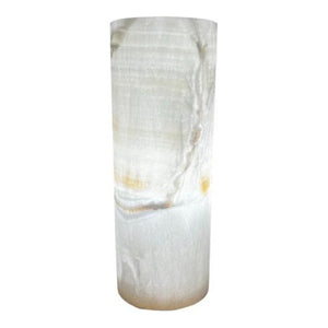 Furniture Source International Real Onyx Off-White Large Lamp