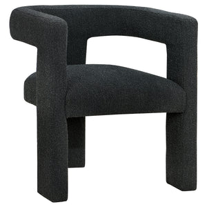 Coaster Petra Boucle Upholstered Accent Side Chair Black