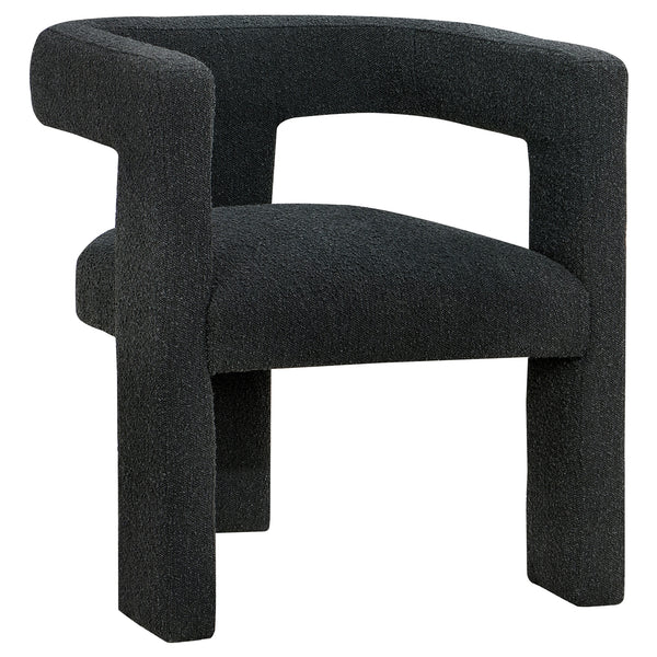 Coaster Petra Boucle Upholstered Accent Side Chair Black