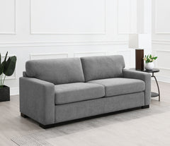 Coaster Simpson Upholstered Sofa Sleeper with Queen Mattress Grey