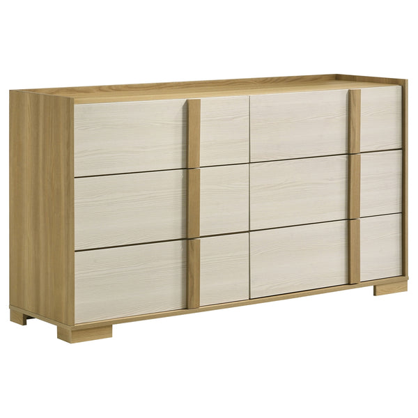 Coaster Hyland 6-Drawer Dresser Natural