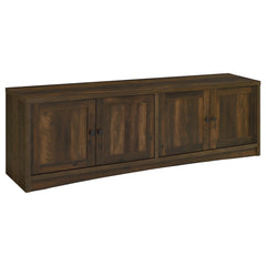 Coaster Laughlin 4-Door Engineered Wood 78 Inch TV Stand Dark Pine
